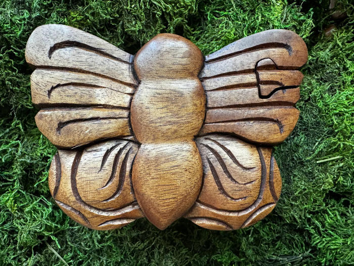 Wooden Puzzle Box - Butterfly