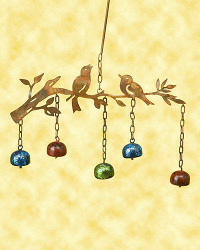 birds and bells windchime