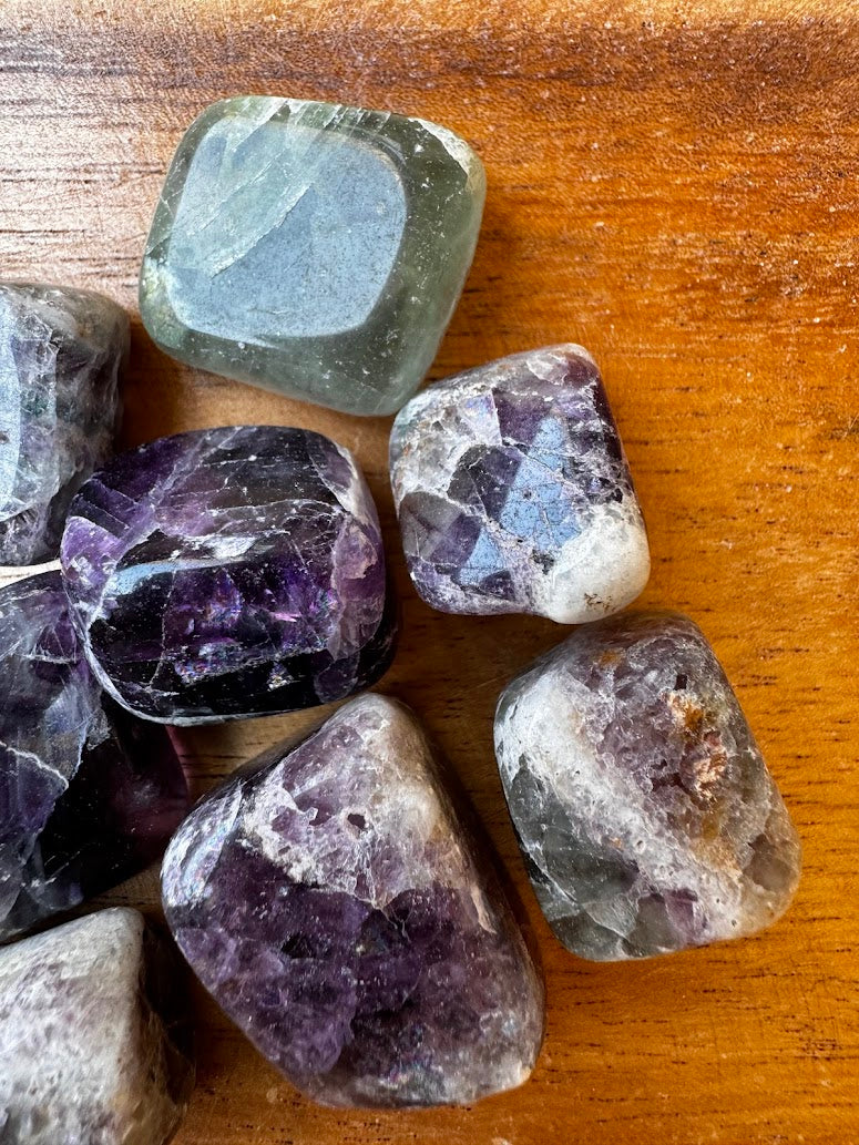 Fluorite Tumbled - (1/4 pound)