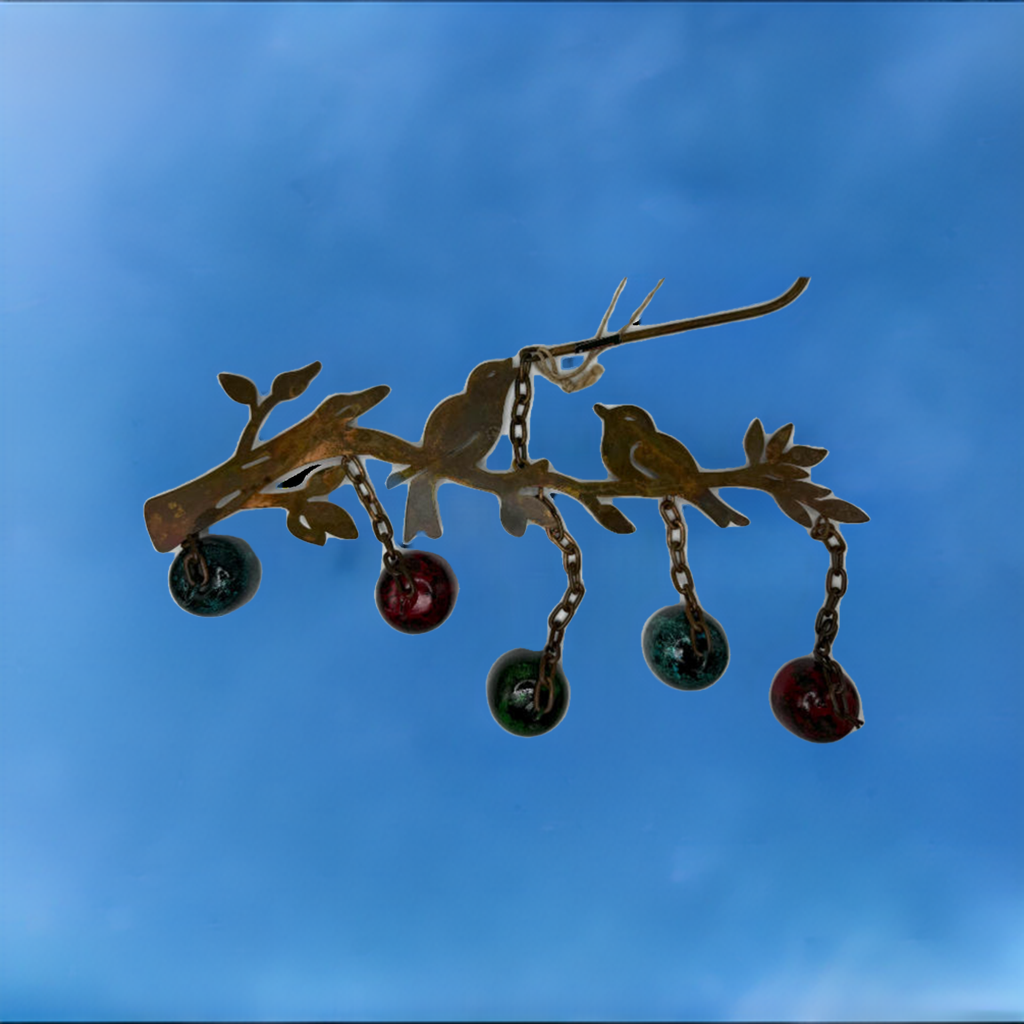 Garden Chimes - Colorful Birds Metal Garden Wind Chime