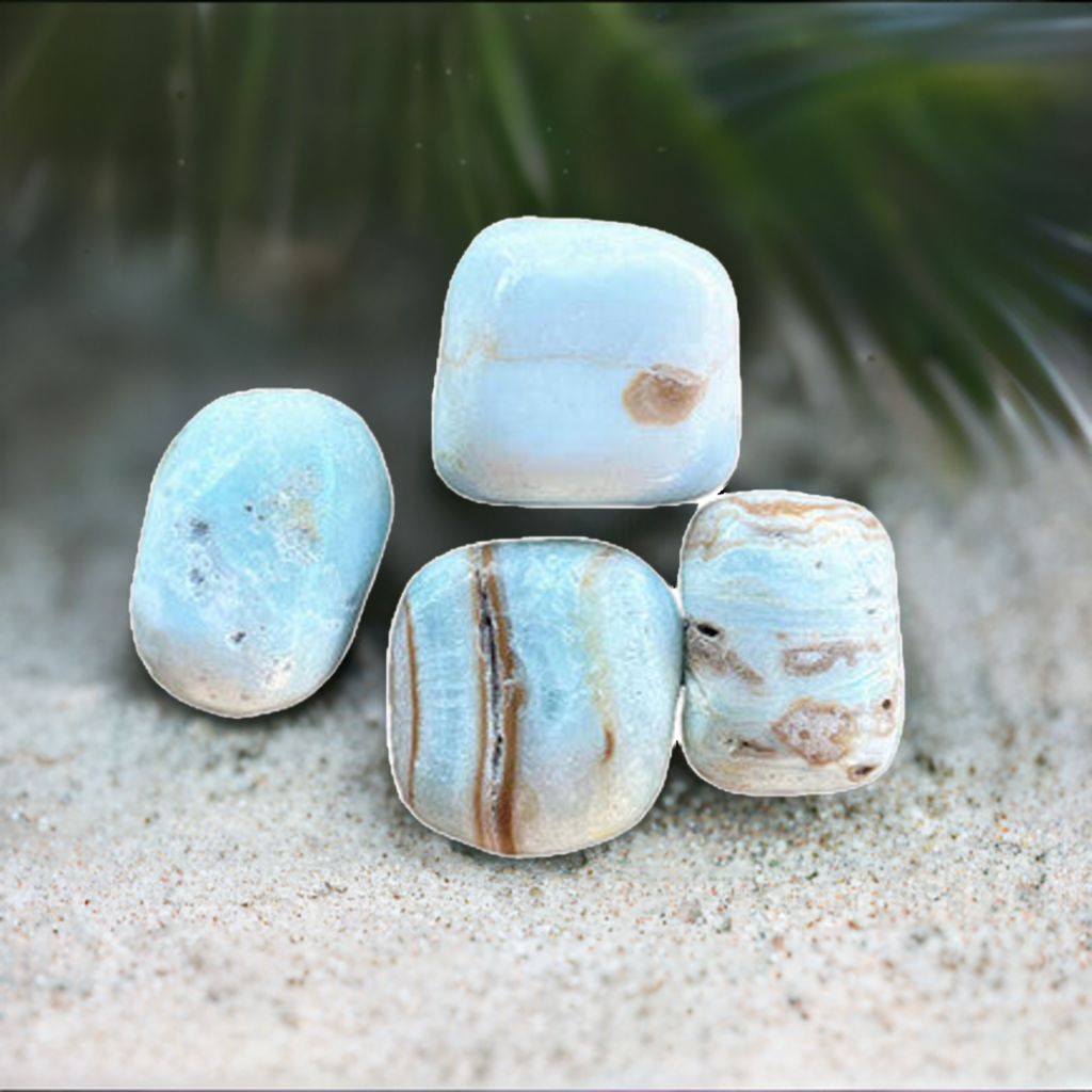 Caribbean Calcite-Tumbled