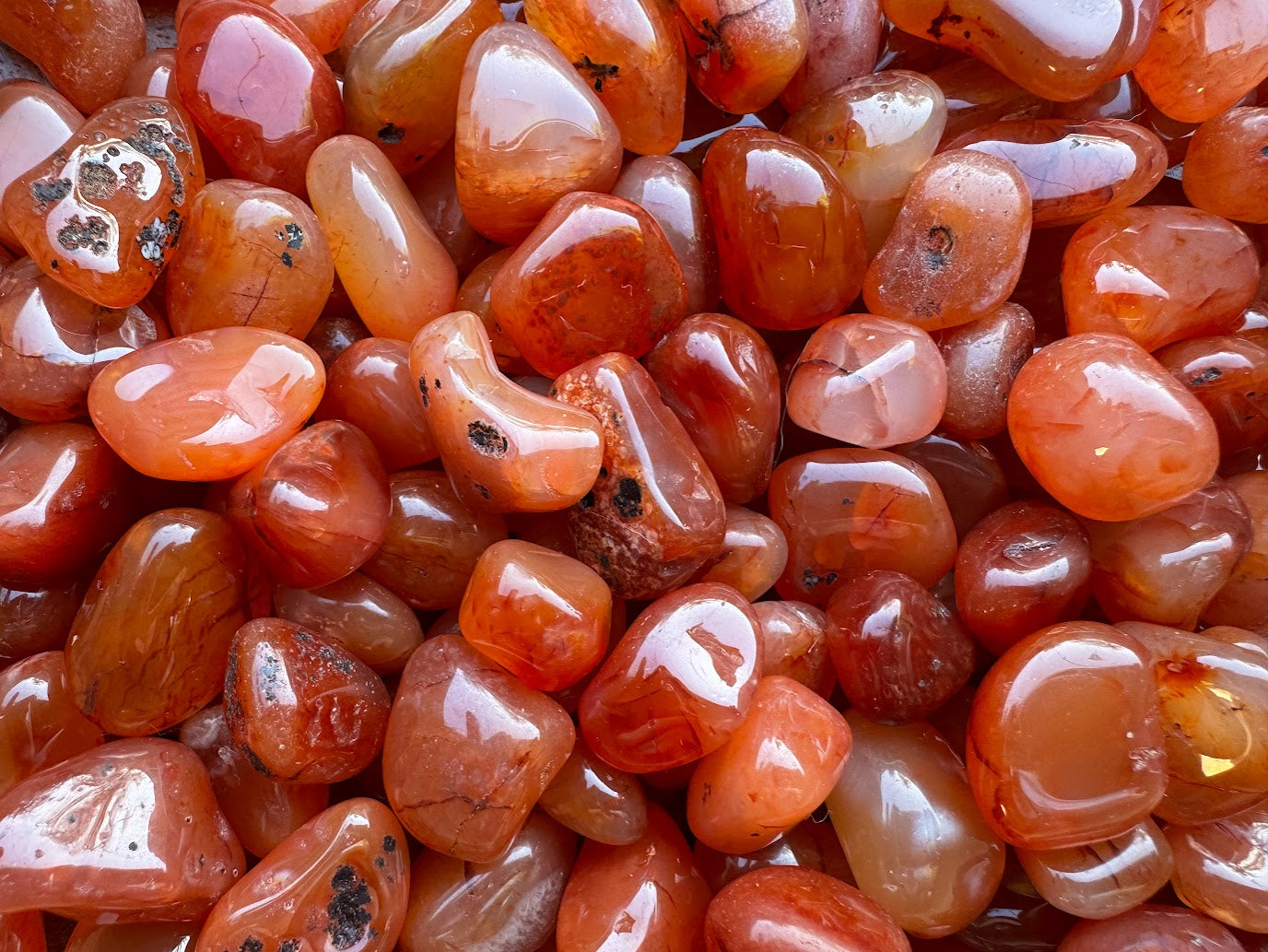 Carnelian - Tumbled Grade A - (1/4 pound)