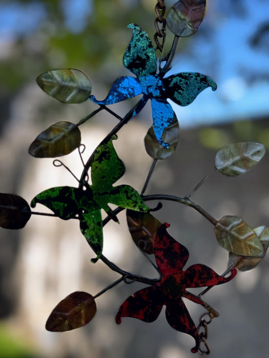 butterfly wind chime
