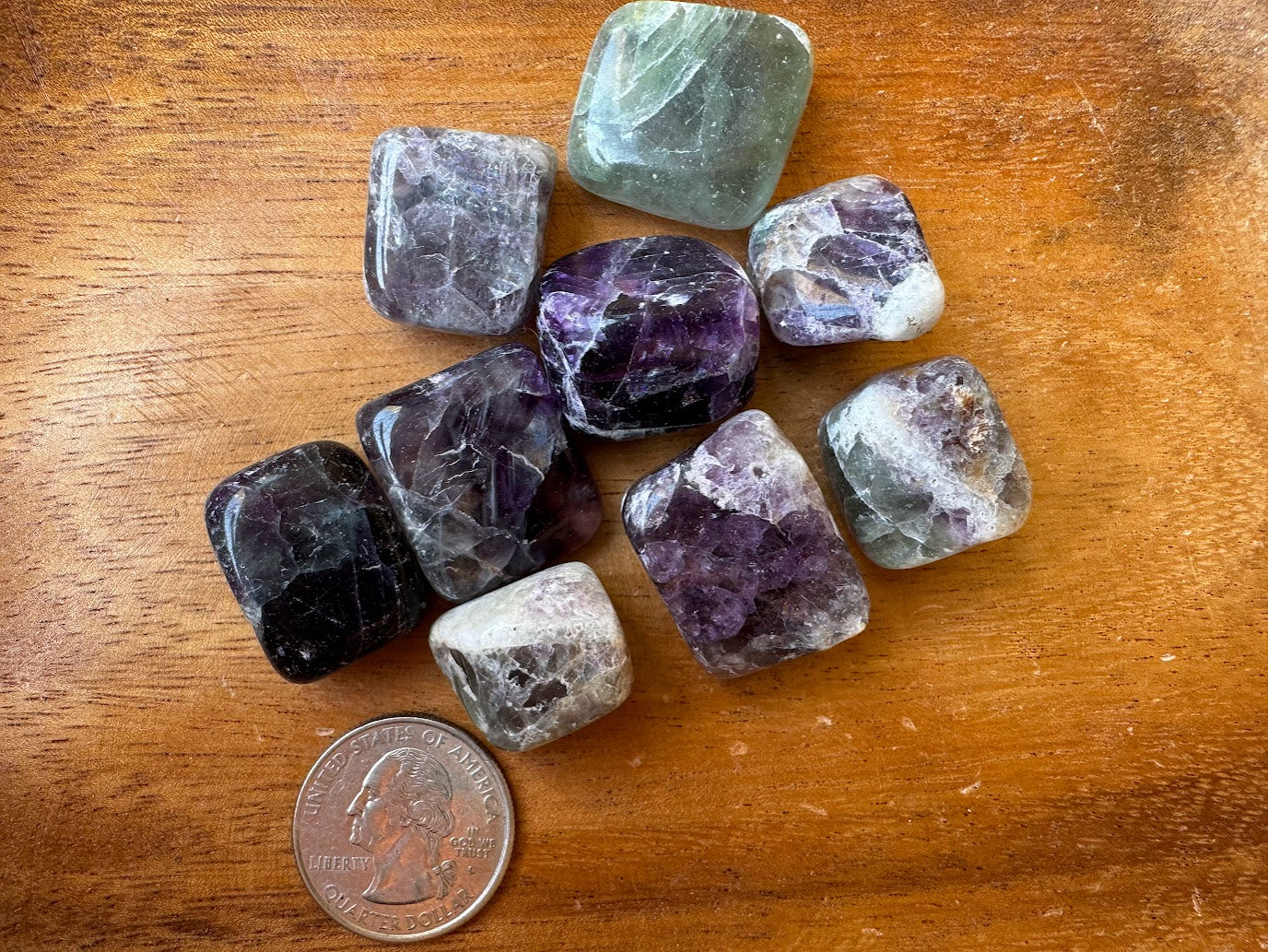 Fluorite Tumbled - (1/4 pound)