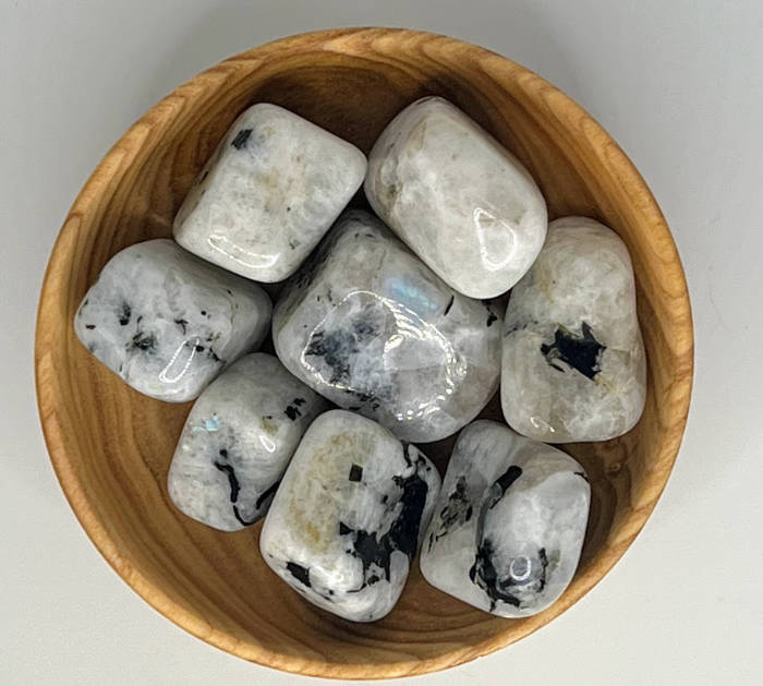 rainbow moonstone tumbled