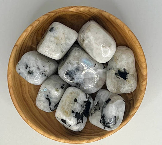 rainbow moonstone tumbled
