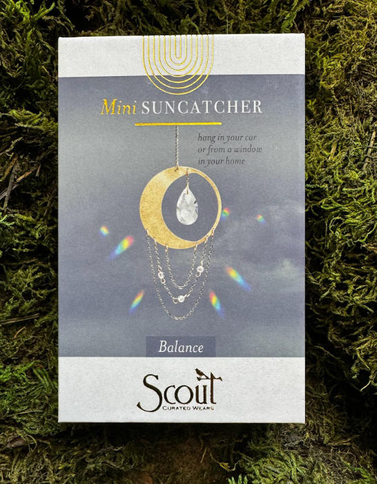 Mini Suncatcher - Crescent Moon: Balance