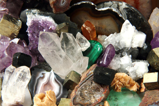 rocks and crystals