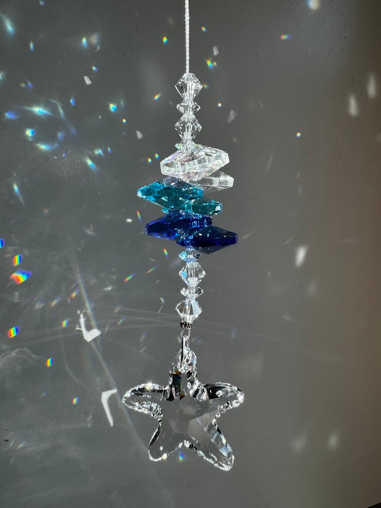 Crystal Suncatcher- Starfish