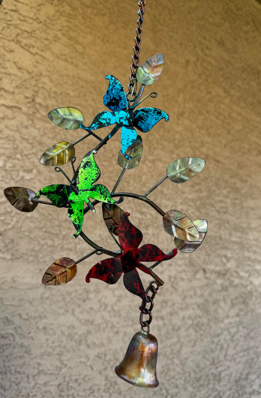 Garden Chime - Multicolor Butterflies and Bell