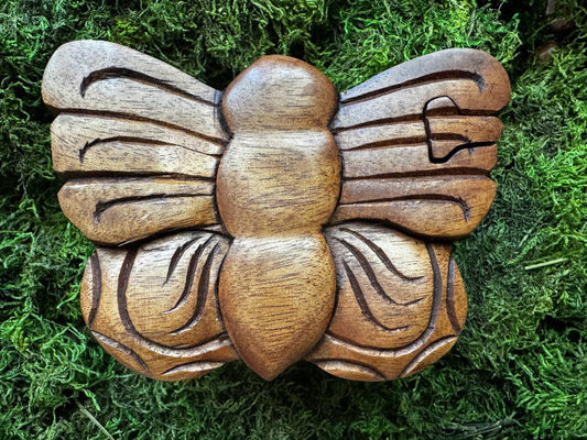 Wooden Puzzle Box -  Butterfly