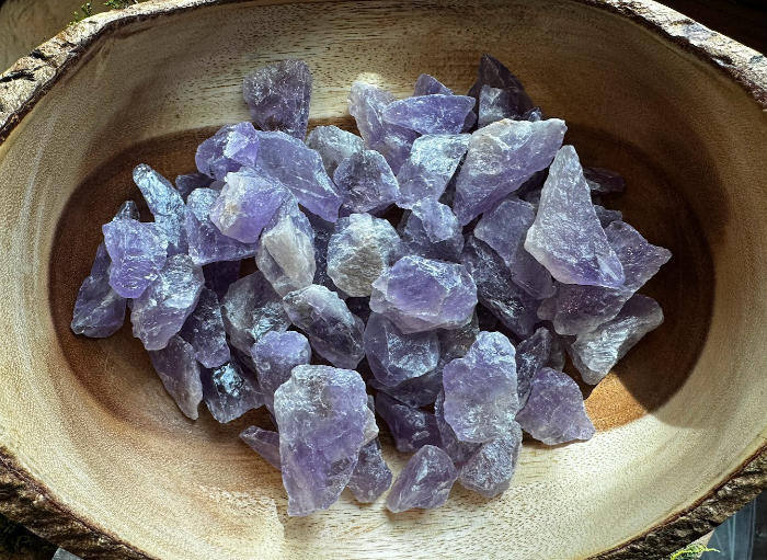 Amethyst Crystal Natural Raw  (1/2 pound)