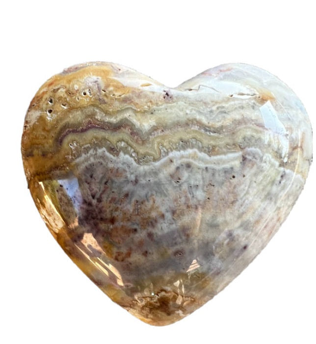 Desert Jasper Stone -  Heart Shaped