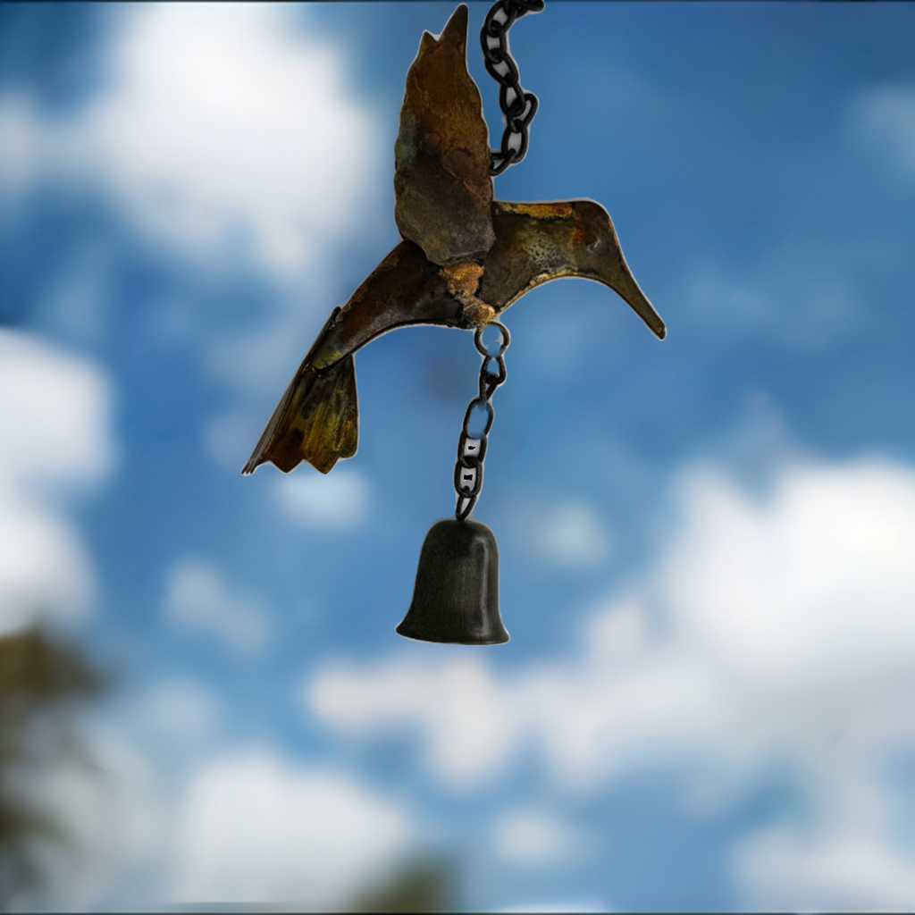 Garden Chime - Hummingbird with Bell Hanging Decor