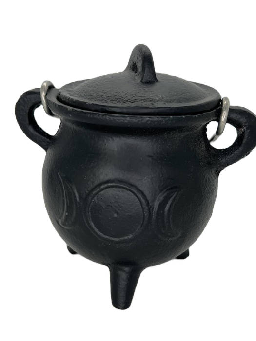 mini iron cauldron incense burner