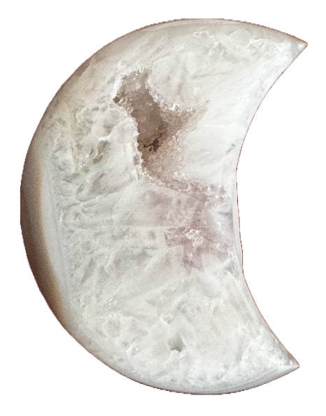 agate druzy moon