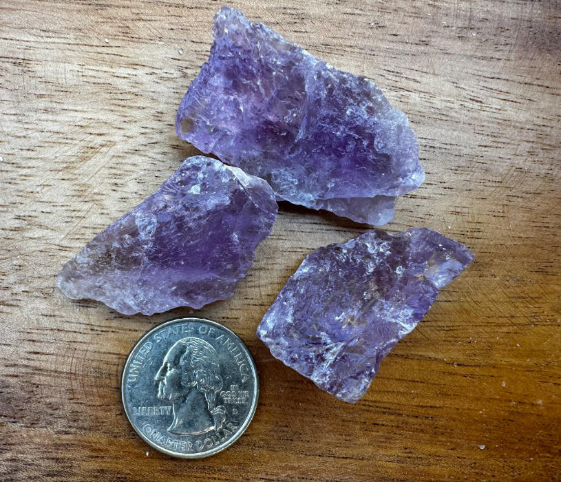 Amethyst Crystal Natural Raw  (1/2 pound)